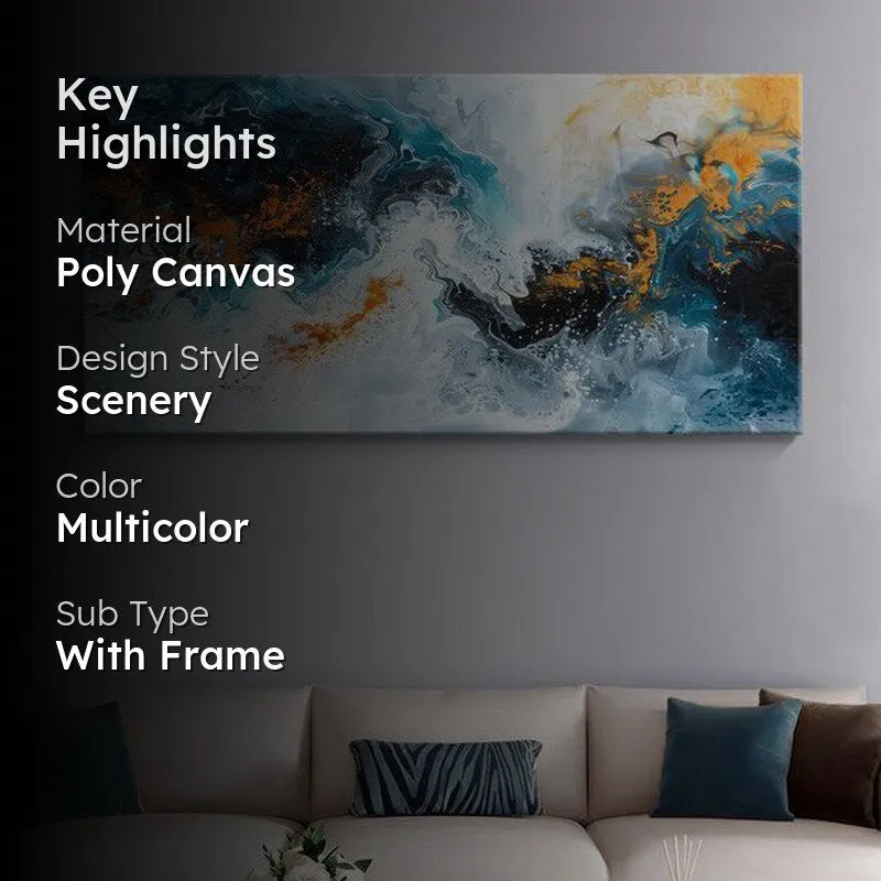 Tidal Waves Wall Painting media 2
