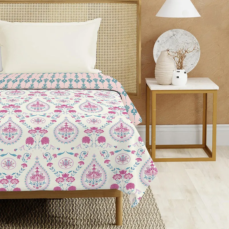 Urban Space Persian Courtyard Reversible Dohar - Pink media 4