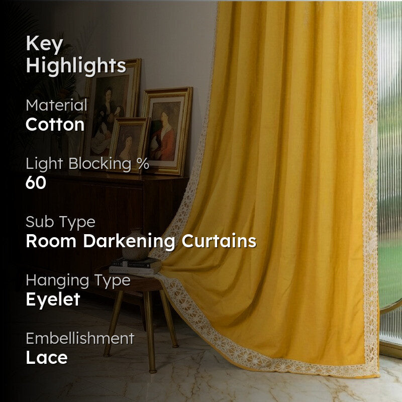 Urban Space Softane Curtain - Yellow media 2