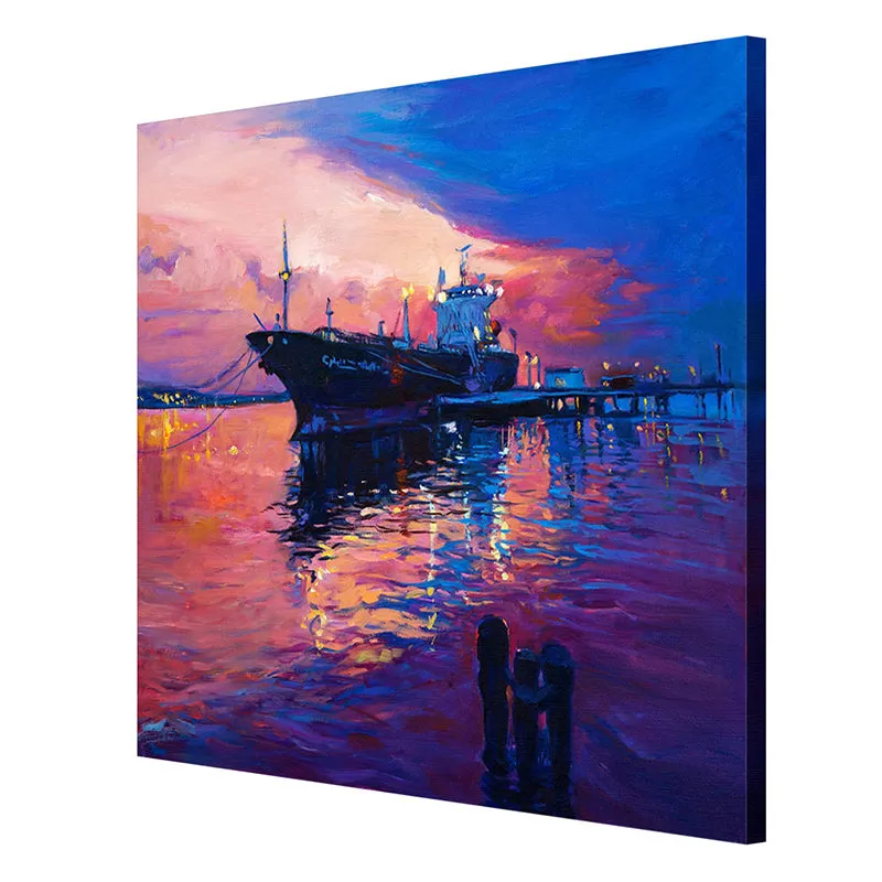 Evening Sail Wall Painting media 6