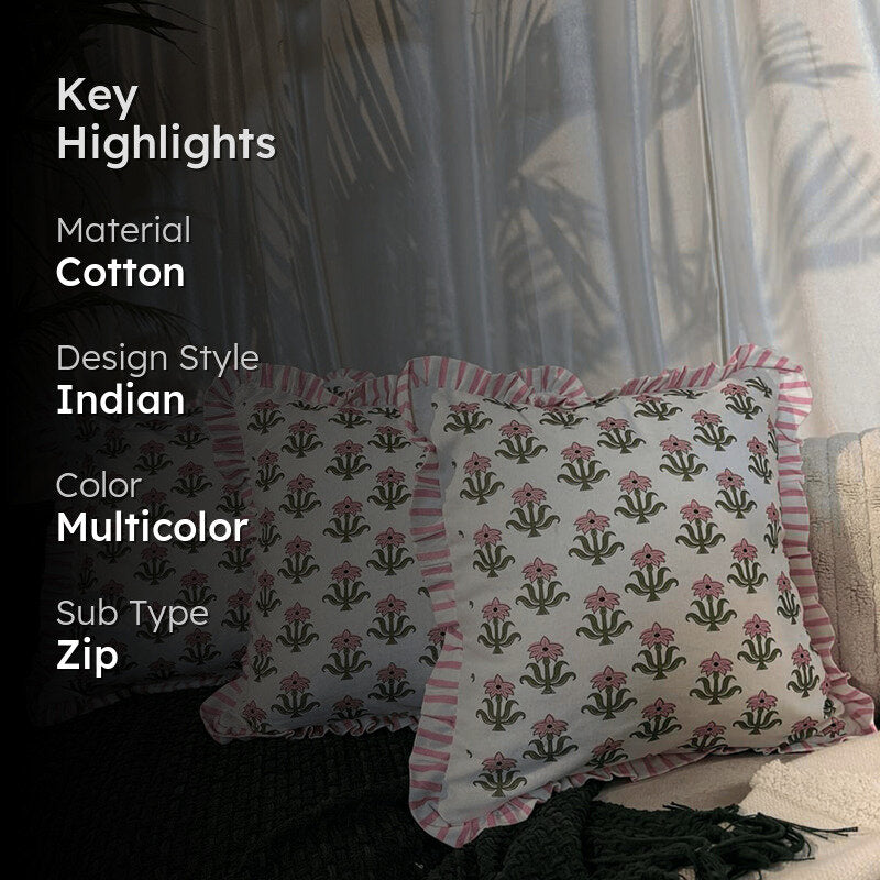Bloomcraft Cushion Cover - Set Of Three media 2