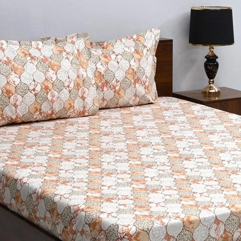 Shaina Arca Microfiber Bedsheet - 120 GSM media 4