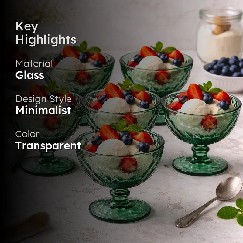Clayra Dessert Bowls (300 mL Each) - Set Of Six media 2