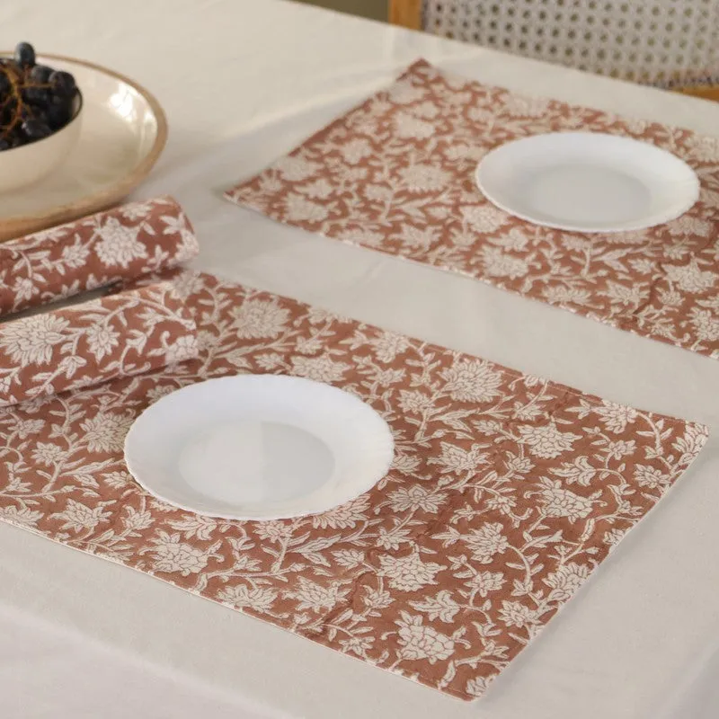 Rustic Indian Canvas Table Mats - Set Of Two media 6