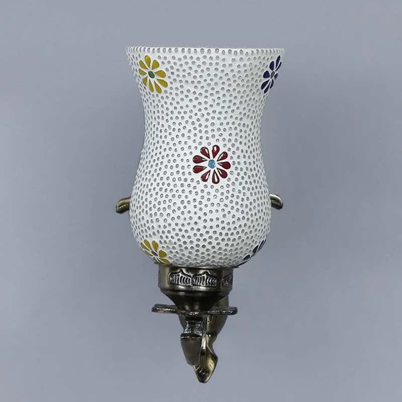 Dotted Fellure Glass & Metal Wall Lamp media 7