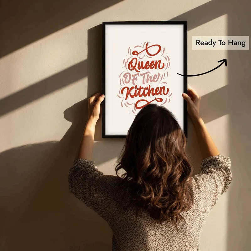 KitchenQueen Archival Canvas Wall Art - Black media 6