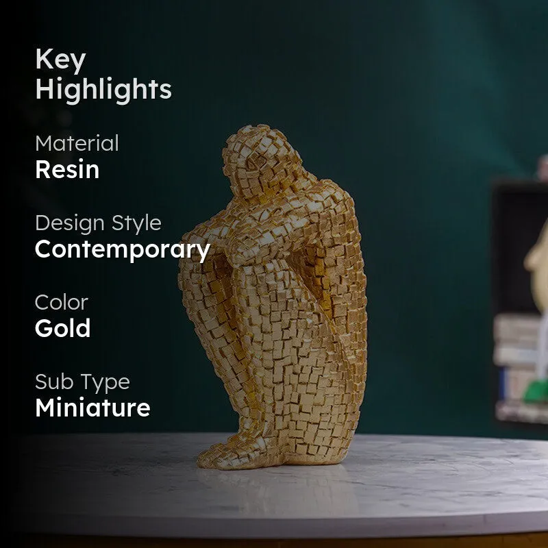 Abstract Human Showpiece - Gold media 2