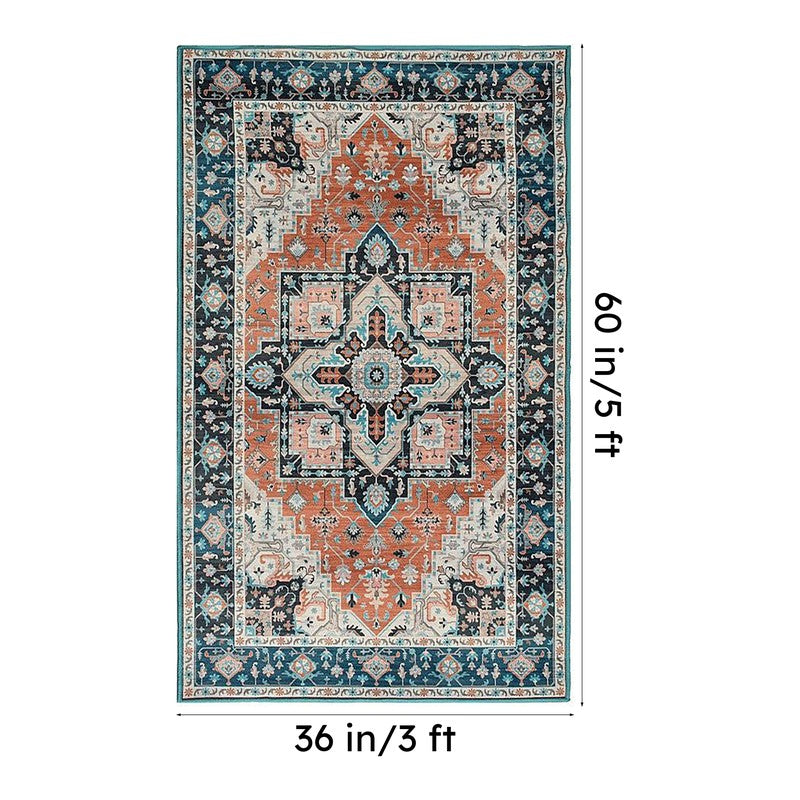 Remiel Velvet Rectangle Anti-Skid Carpet media 8