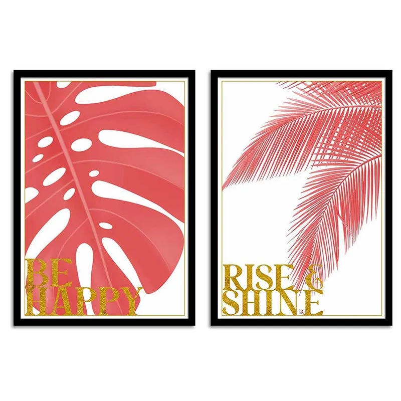 Pink Fronts Wall Art - Set Of media 5