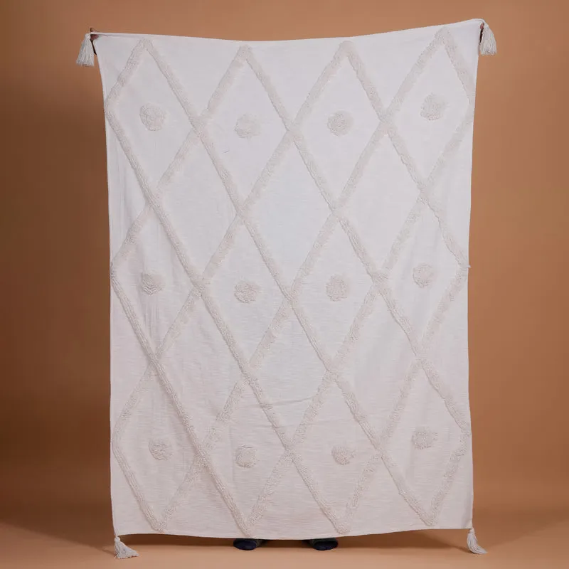 Wander Knit Cotton Throw media 3