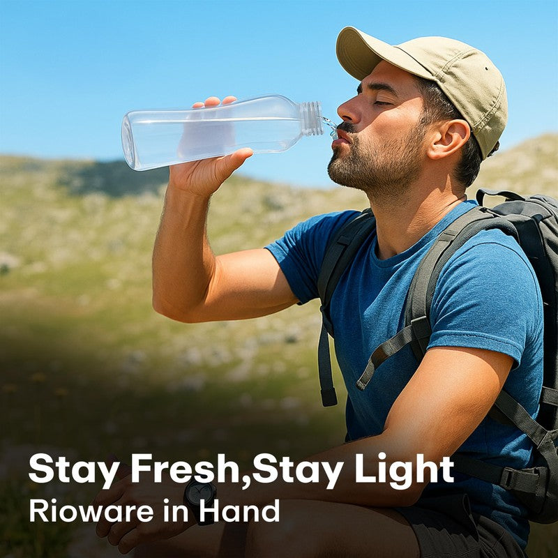 Rioware GoHydra Water Bottle (Green, Brown, 1000 mL Each) - Set Of Four media 7