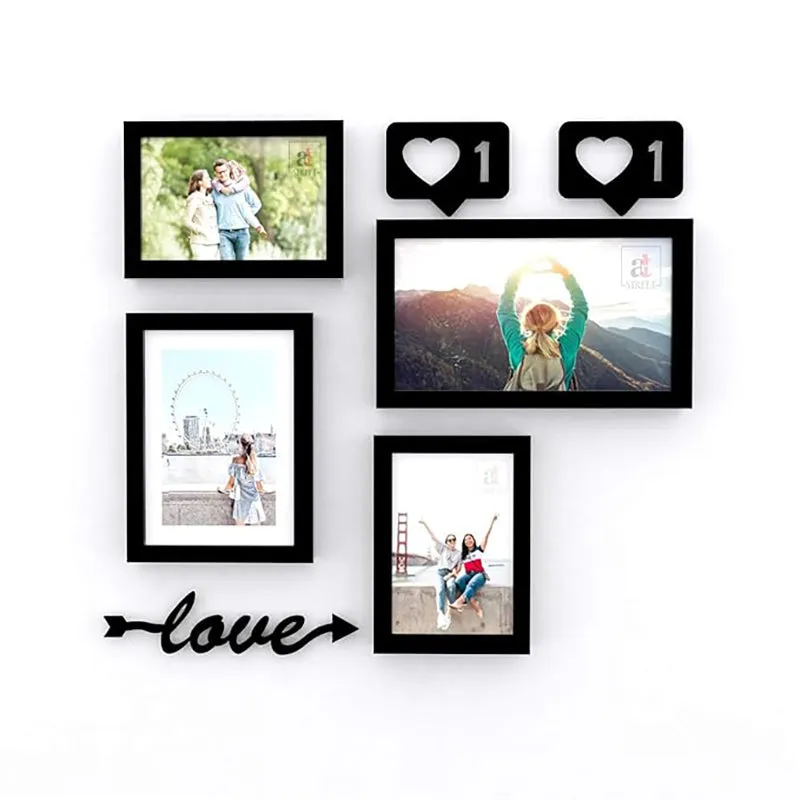 Cupids Canvas Plastic Photo Frame - Set Of Seven media 1