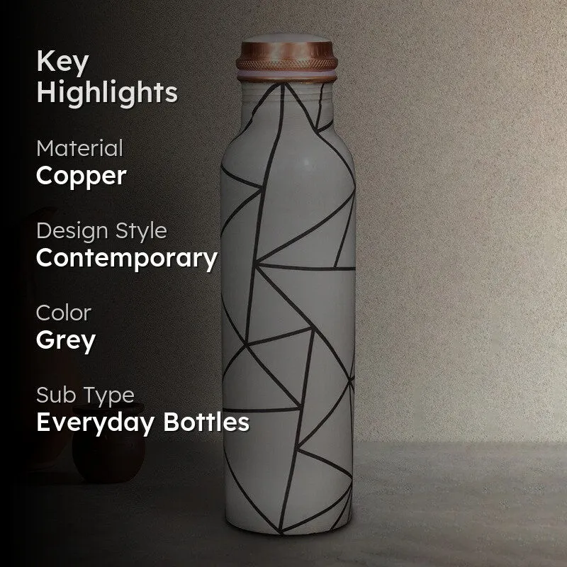 HydroDrop Copper Water Bottle - 1000 mL media 2