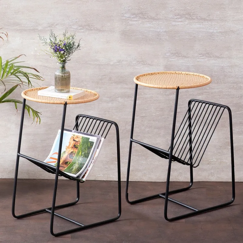 Aroma Center Table (Black) - Set Of Two media 1