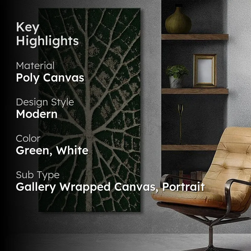 Leafy Gloom Wall Painting media 2