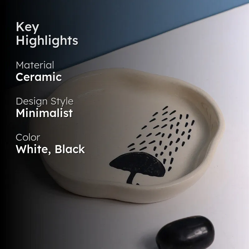 Rainy Shade Ceramic Quarter Plate media 2