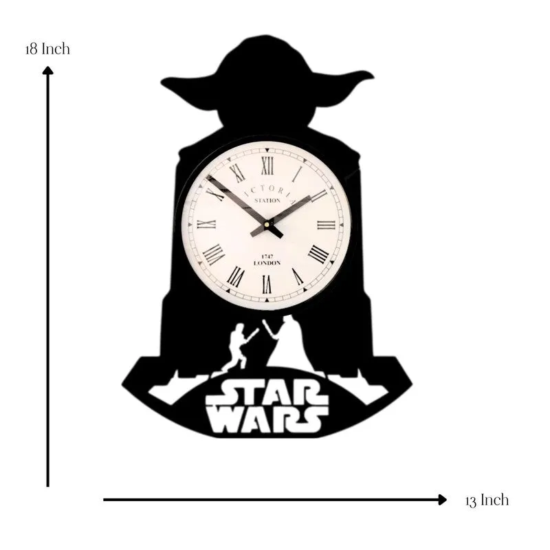 Sheriff Steel Analog Wall Clock - Black media 7