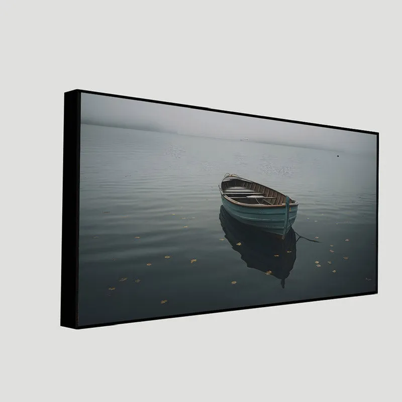 Row Solace Wall Painting With Frame media 6