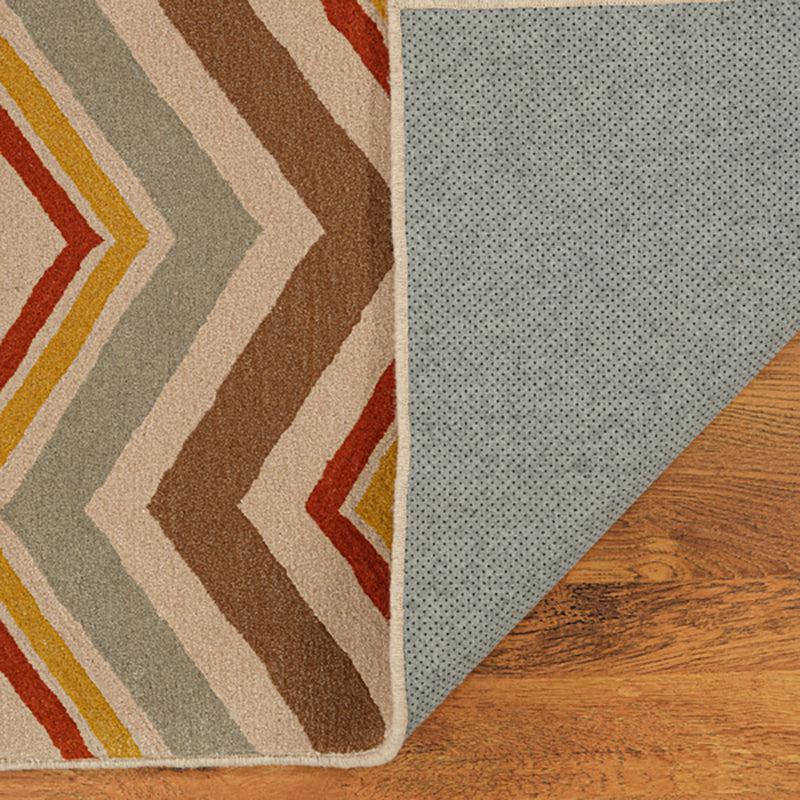 Peregrin Geometric Wool & Nylon Carpet - Brown & Red media 5
