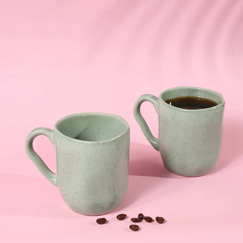 Moreno Ceramic Coffee Mug (320 mL) - Green media 3