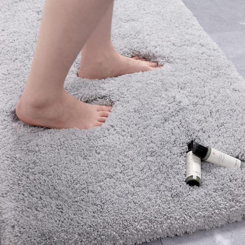 Blissful Solid Bathmat - Grey media 3