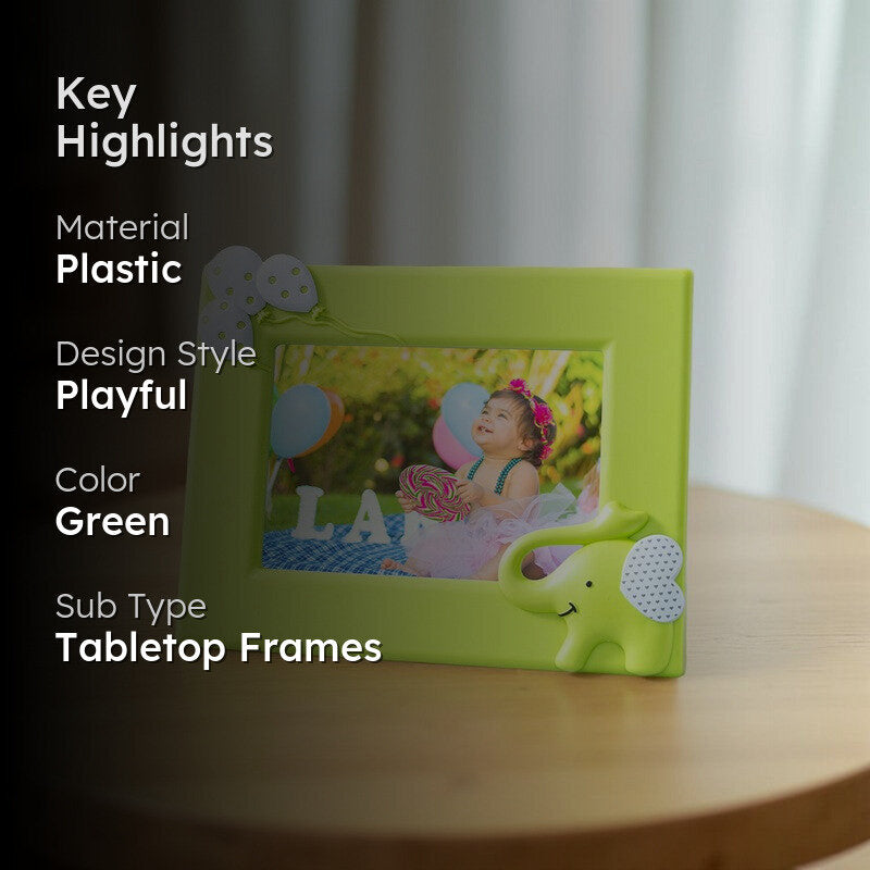 Baby Trunk Photo Frame - Green media 2
