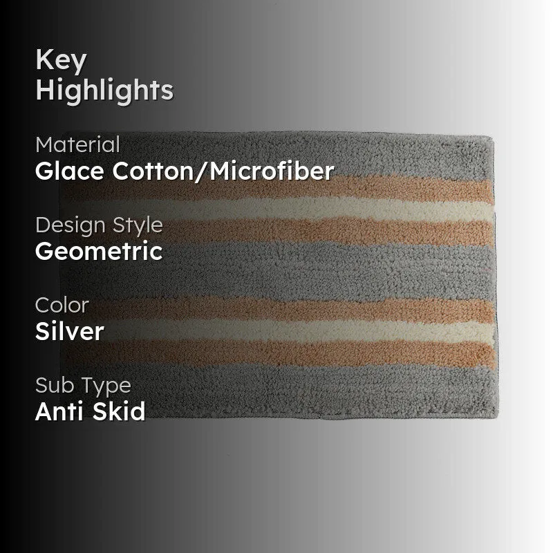 Nexa Cotton Bath Mat - Silver media 2