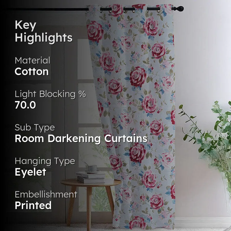 Rosa Meadow Room Darkening Curtain media 2