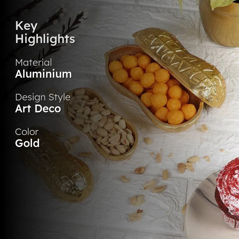 Peanut Bliss Aluminum Platter - Set of Two media 2
