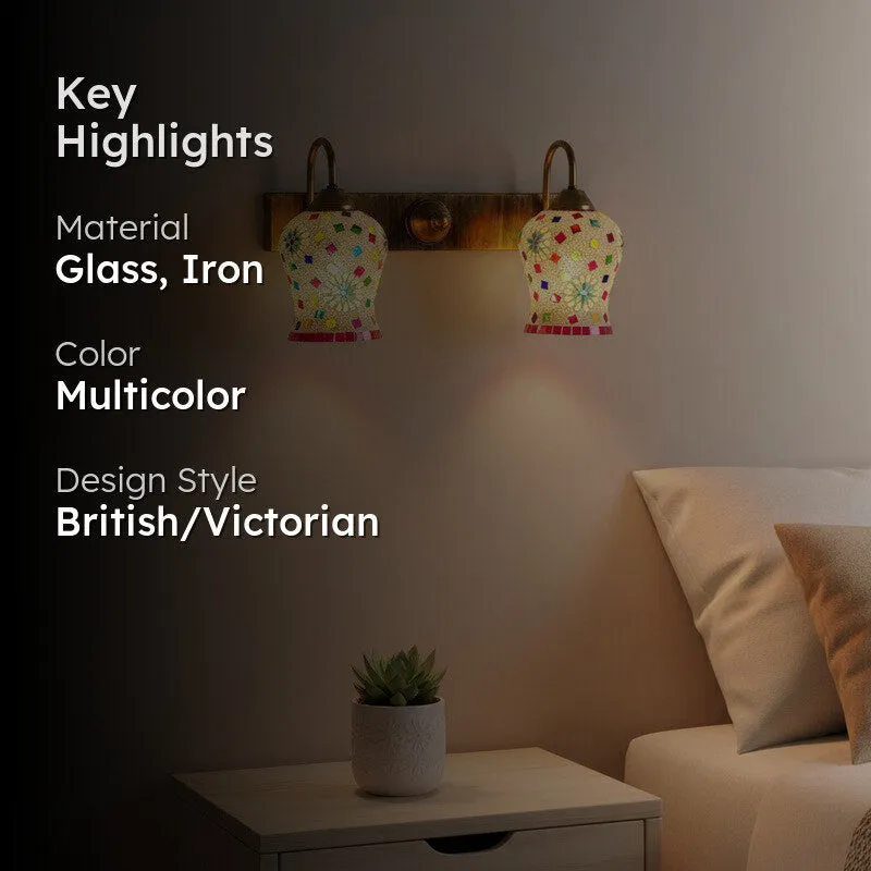 Heritage Shine Iron Wall Lamp media 2