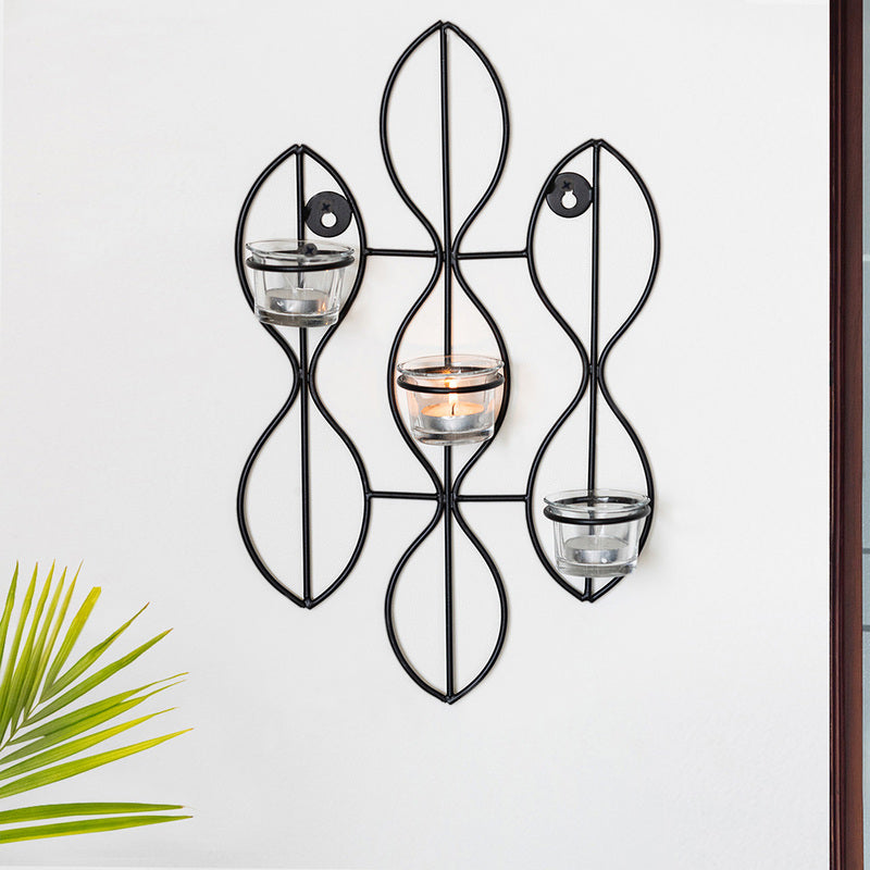 Seamless Tide Wall Tealight Candle Holder - Single Piece