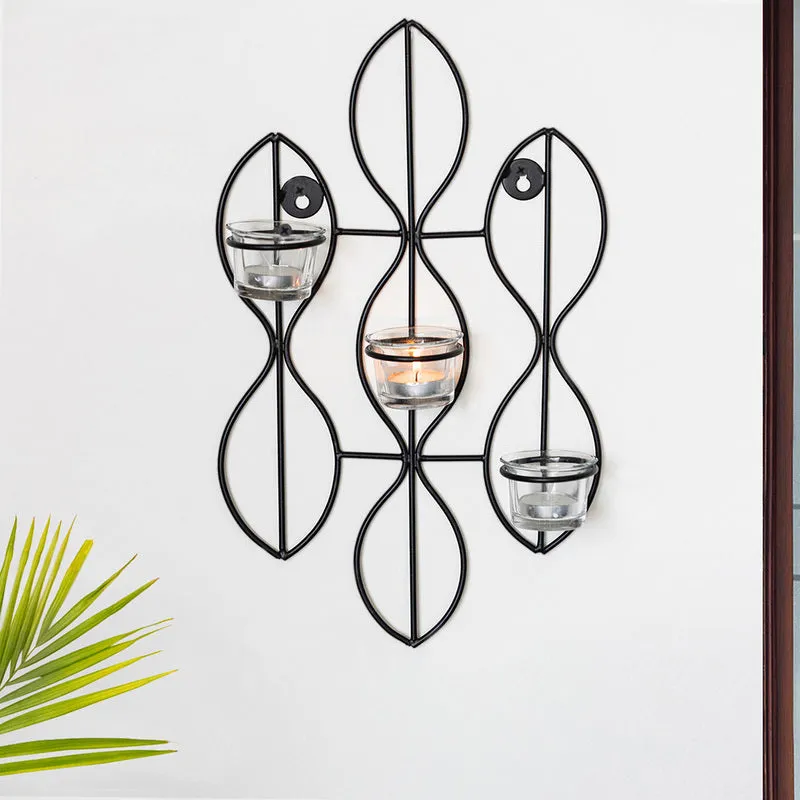 Seamless Tide Wall Tealight Candle Holder media 1