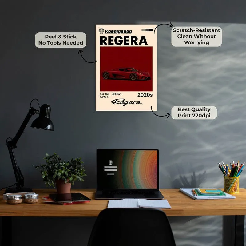 Koenigsegg Regera Legend Wall Poster media 6
