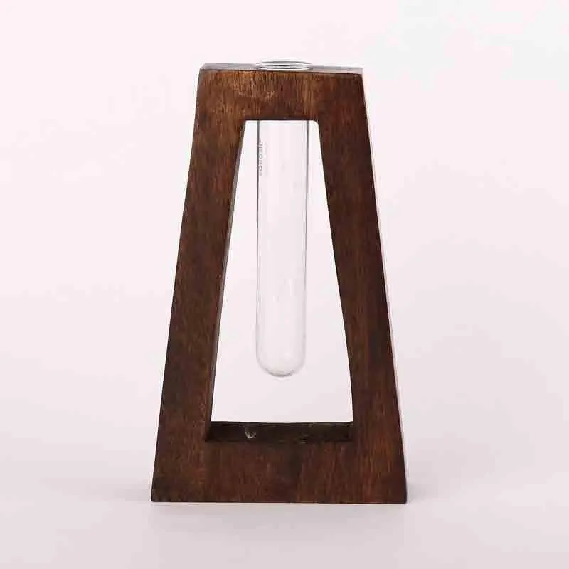 Rhombus Testube Planter - Dark Brown media 5