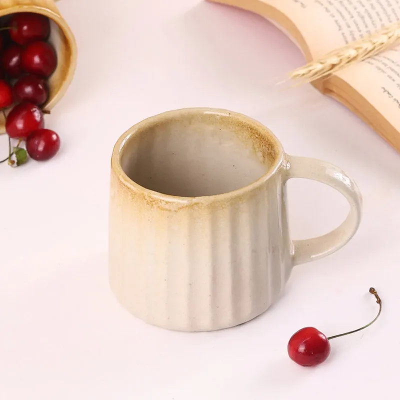 Glairy Ceramic Tea Cup (150 mL Each) - Set of Three media 4