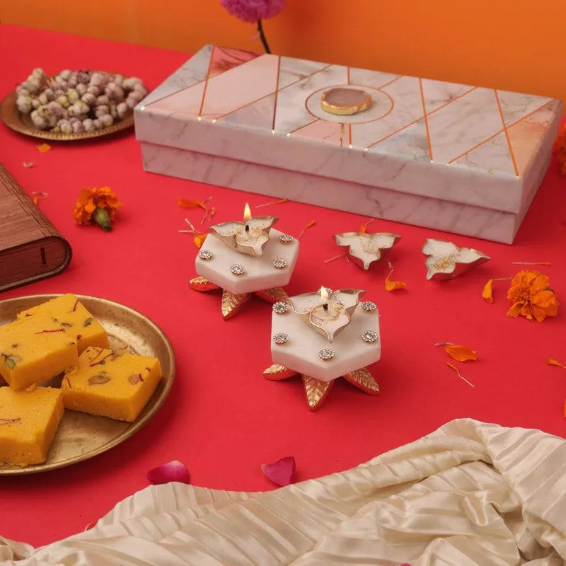 Mithuna Hexa Marble Festive Gift Box media 3