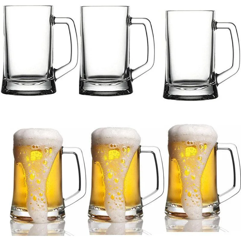 Siena Beer Mug (400 ML) - Set Of Six media 1