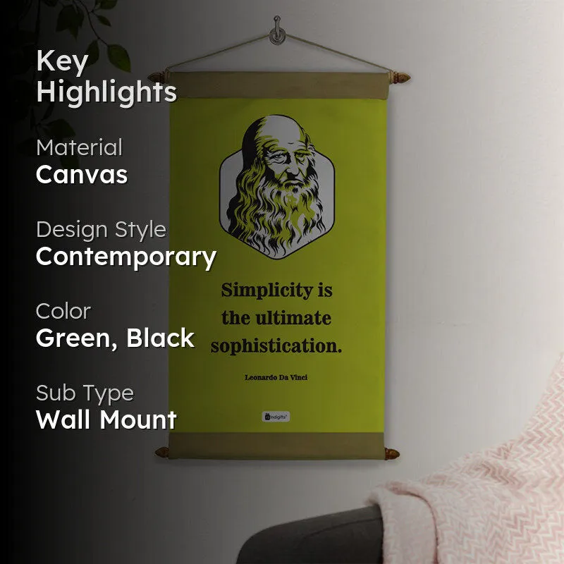 Da Vinci Motivational Canvas Wall Accent media 2