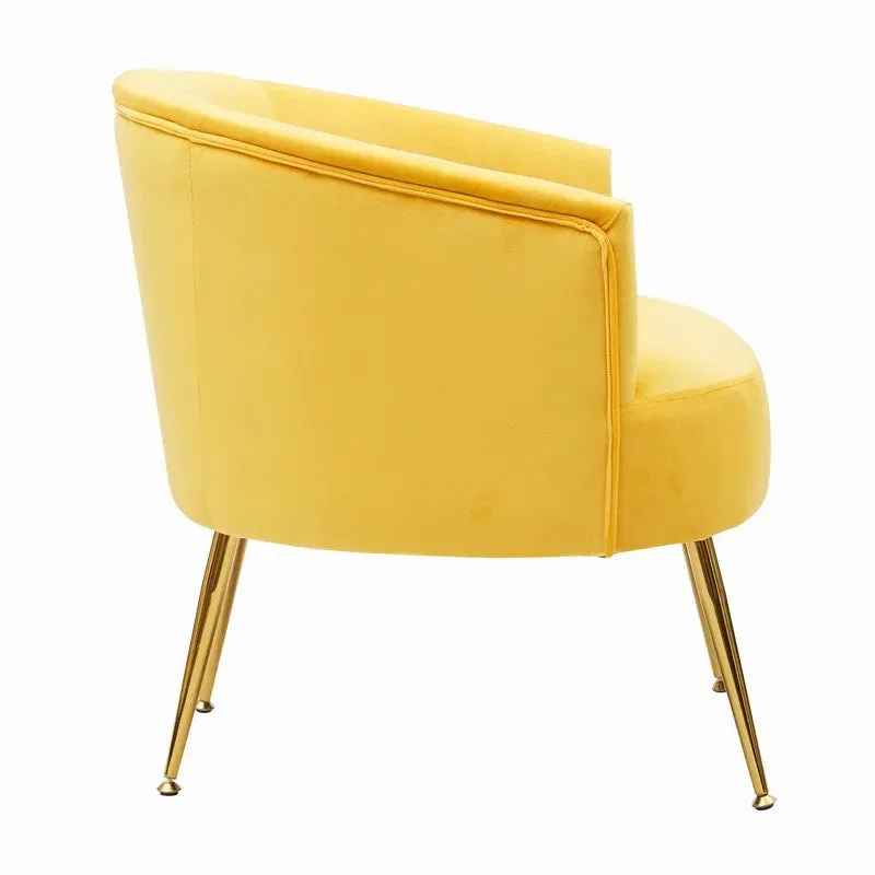 Stylo Neem Wood Accent Chair - Yellow media 5