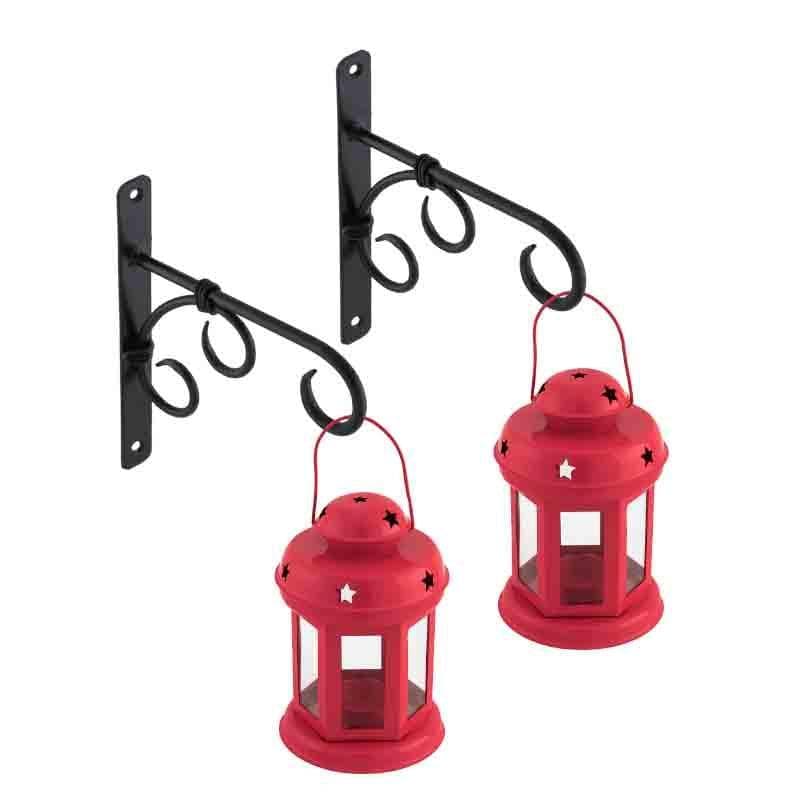 Lovestruck Lantern Tealight Candle Holder (Red) -  Set Of Two media 3