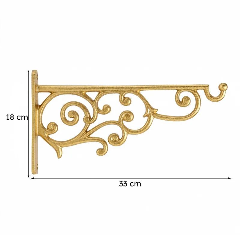 Wilme Vintage Wall Bracket - Gold media 6