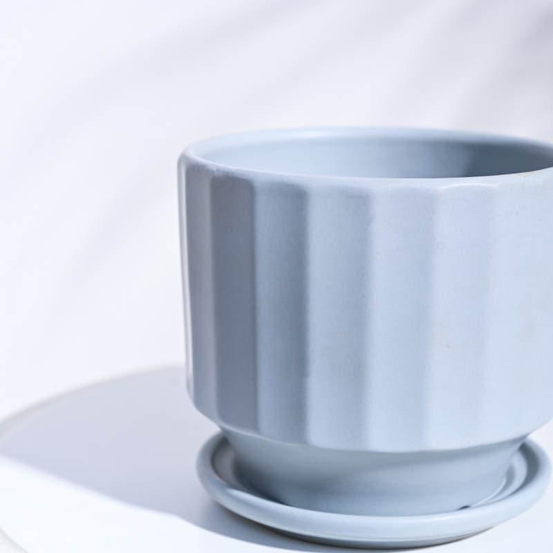 Lexie Ceramic Planter - Blue media 4