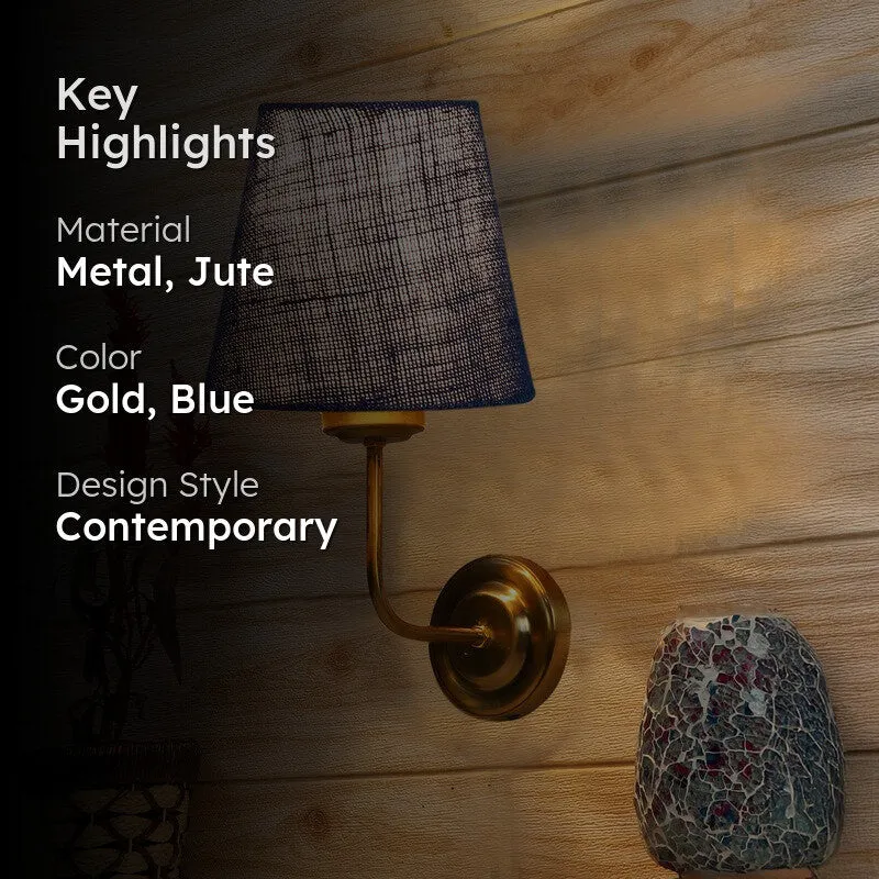 Lumoire Cone Metal Wall Lamp - Blue media 2