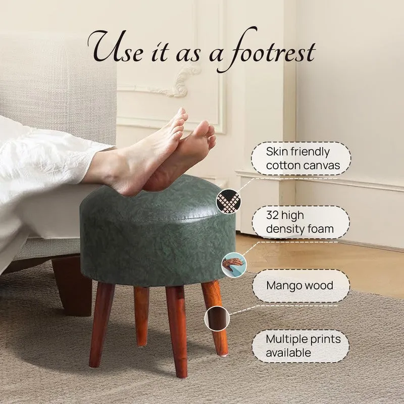 Urban Pouf Ottoman (Green) - Set Of Two media 4