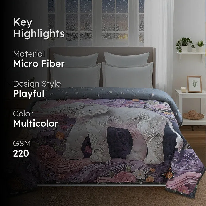 Floryphant Micro Fiber Comforter - 220 GSM media 2