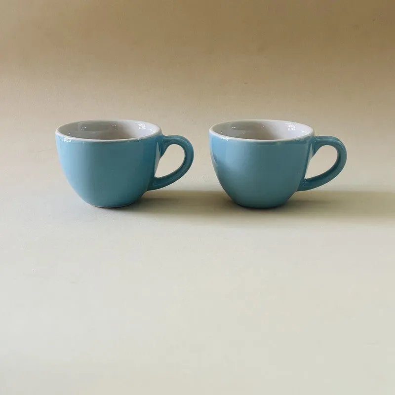 Expresso Ceramic Tea Cup (100 mL/Blue) - Set of Two media 6