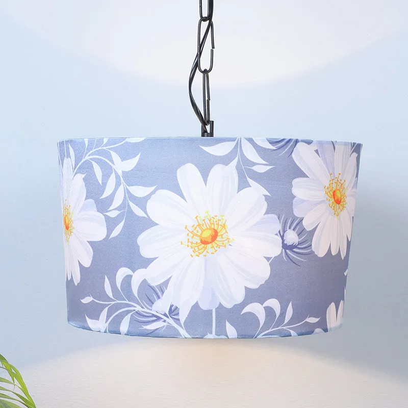 Daisy Blooms Printed Iron Ceiling Lamp media 4