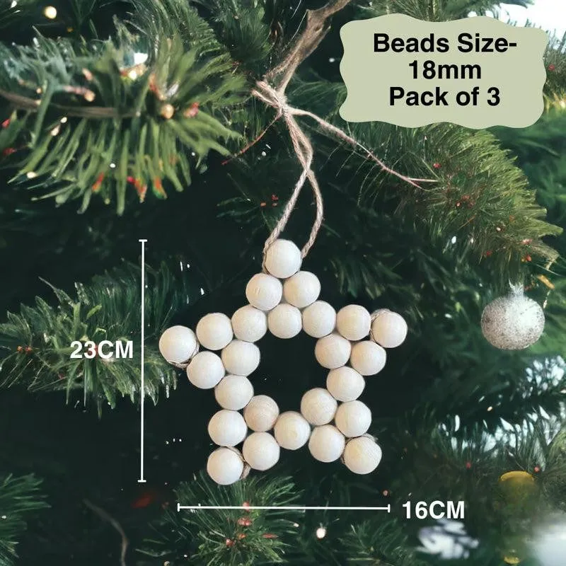 Velvet Star Christmas Ornament - Set Of Three media 6