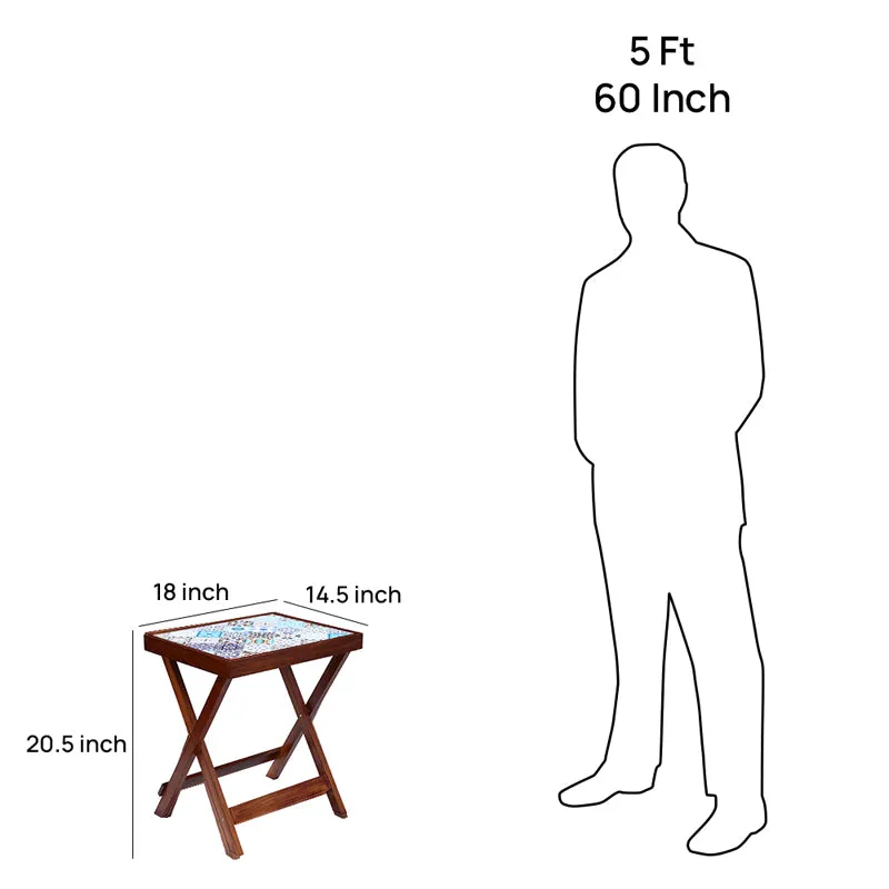 Tile Tale Folding Side Table media 12