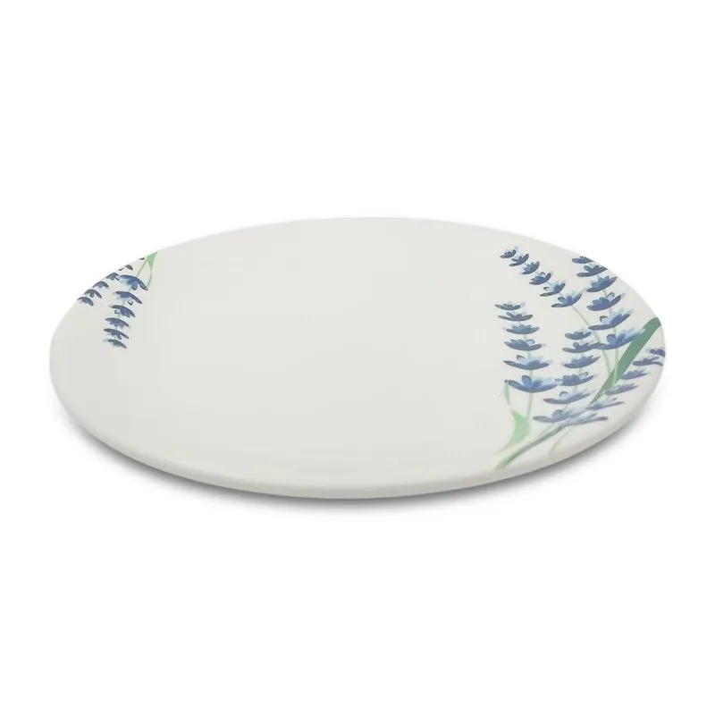 Lavender Melamine Quarter Plates - Set of Six - 9